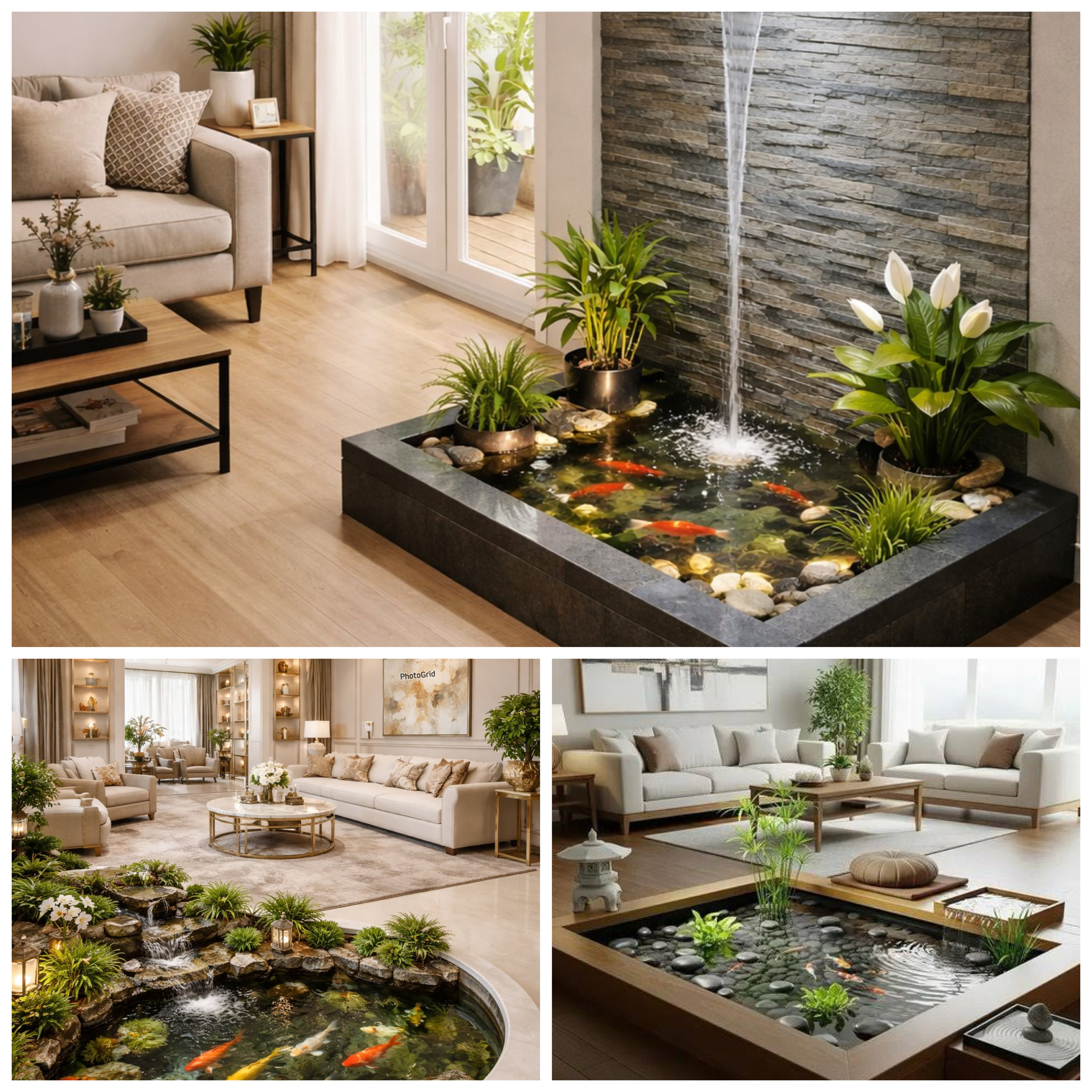 5 Inspirasi Kolam Ikan di Ruang Tamu Modern yang Bikin Rumah Terlihat Mewah dan Beda dari yang Lain!