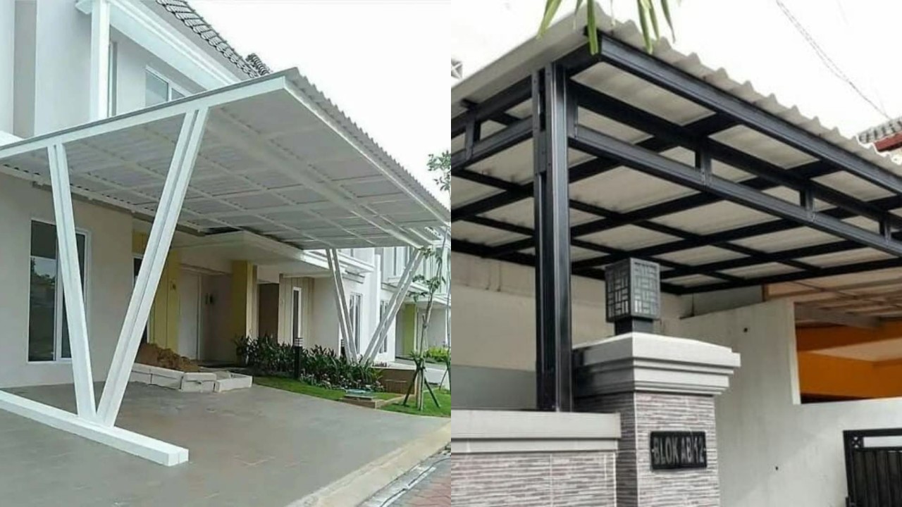 Ide Model Kanopi Rumah Mewah Kekinian Dengan Tampilan Minimalis!