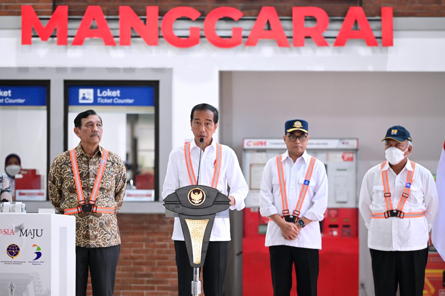 Presiden Jokowi Resmikan Revitalisasi Stasiun Manggarai Tahap 1