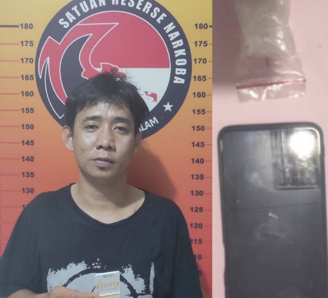 Buang Sepaket Sabu, Residivis Ini Kembali Diciduk Satres Narkoba