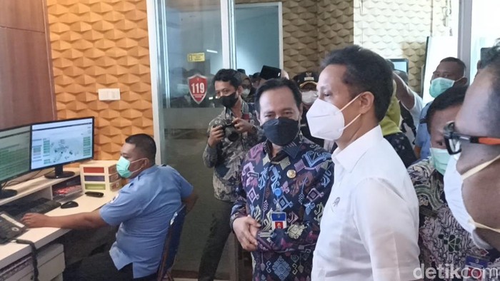 Kunjungan Menteri kesehatan ke RSUD dr. Iskak Tulungagung