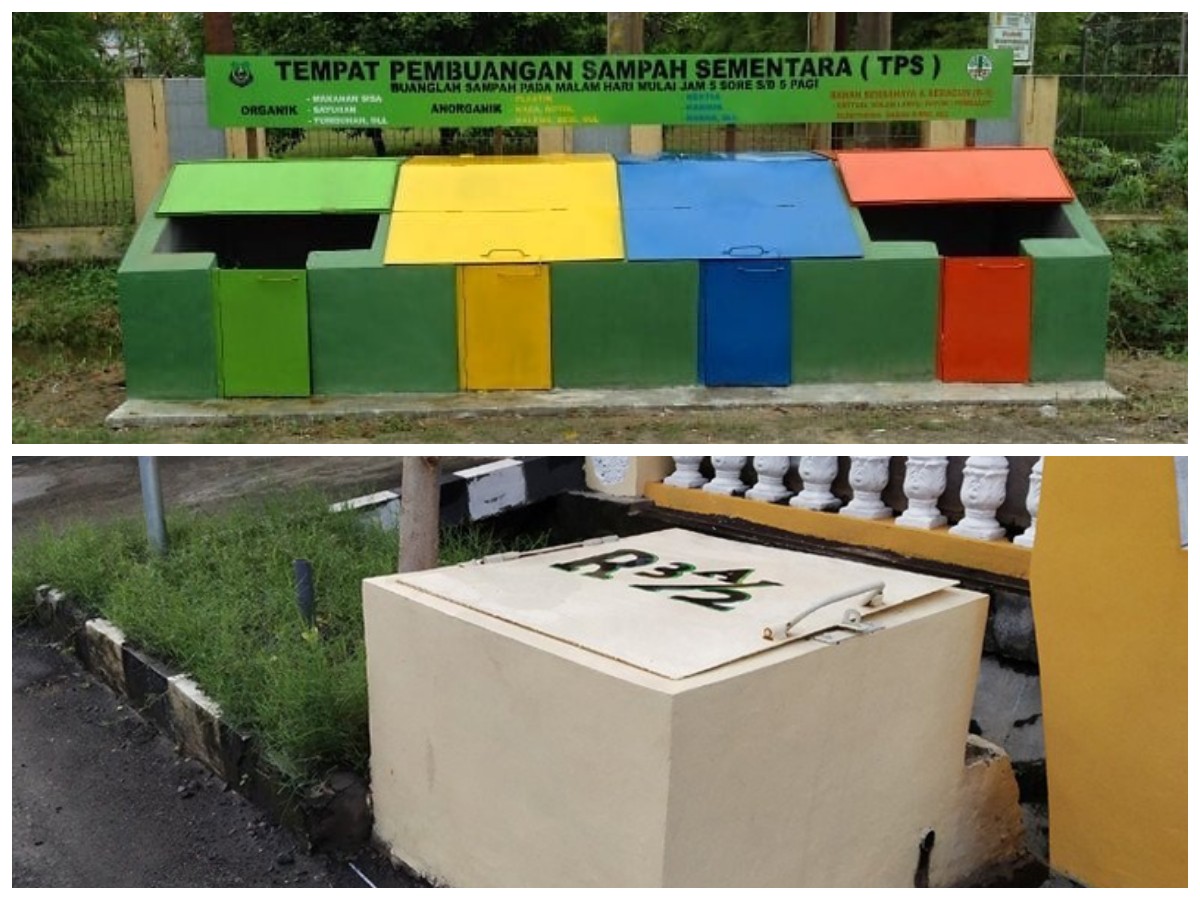 Bak Sampah Beton Bergaya Modern, Solusi Depan Rumah Tetap Rapi dan Estetik