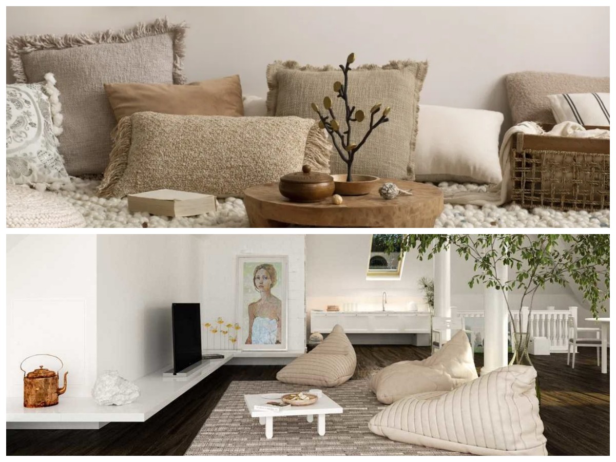 Ruang Tamu Tetap Nyaman Tanpa Sofa: Ide Desain Minimalis yang Stylish dan Fungsional!