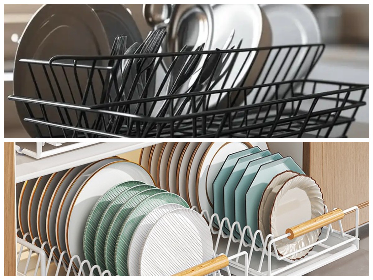 Anti Becek dan Lebih Higienis! Ide Rak Piring Wastafel untuk Dapur Rapi