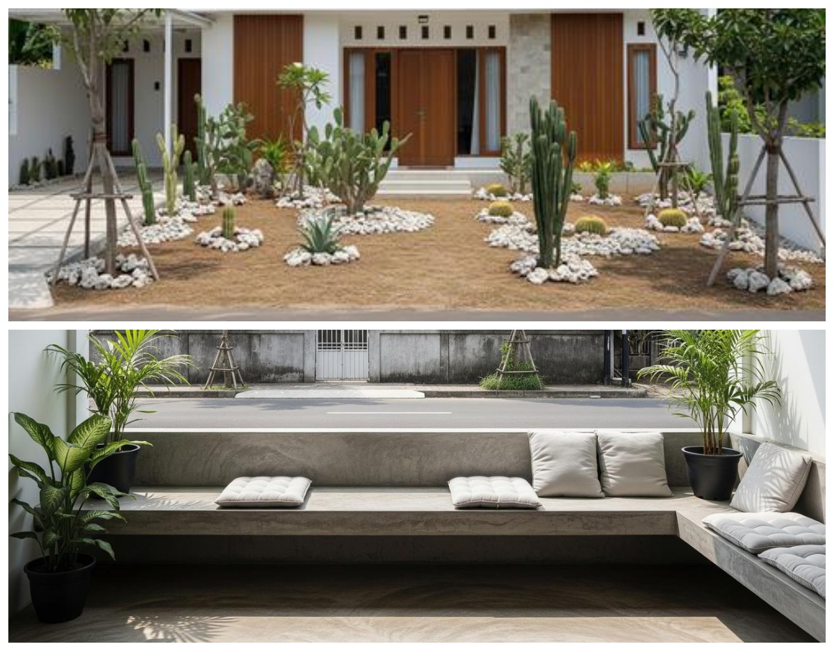 Tetap Privat di Pinggir Jalan! 5 Desain Teras Rumah Tanpa Pagar: Estetik, Hemat, dan Efektif Redam Polusi