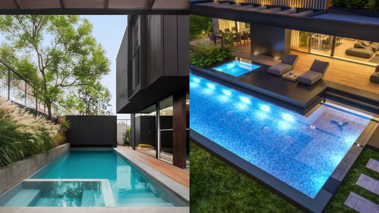 Desain Cerdas Kolam Renang Rumah Minimalis yang Bikin Area Tampak Lapang!