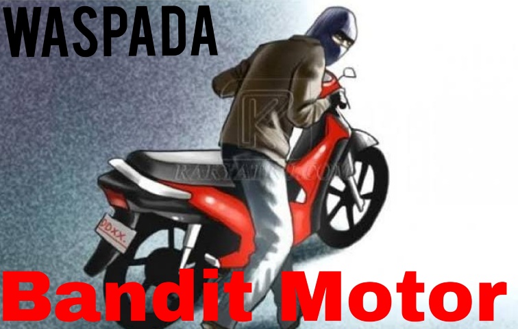 Meresahkan, Aksi Pencurian Motor di Pagar Alam