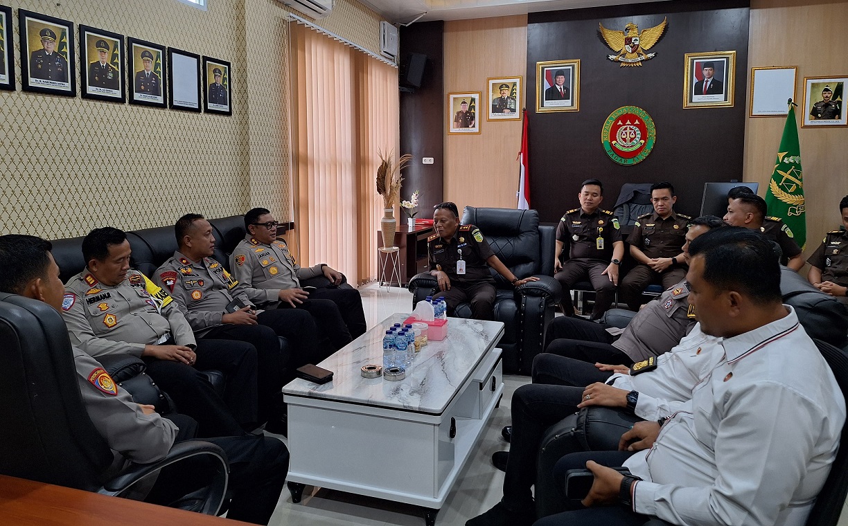 Kunjungi Kejari, AKBP Januar KS Persada : Kita Perkuat Sinergi Penegakan Hukum