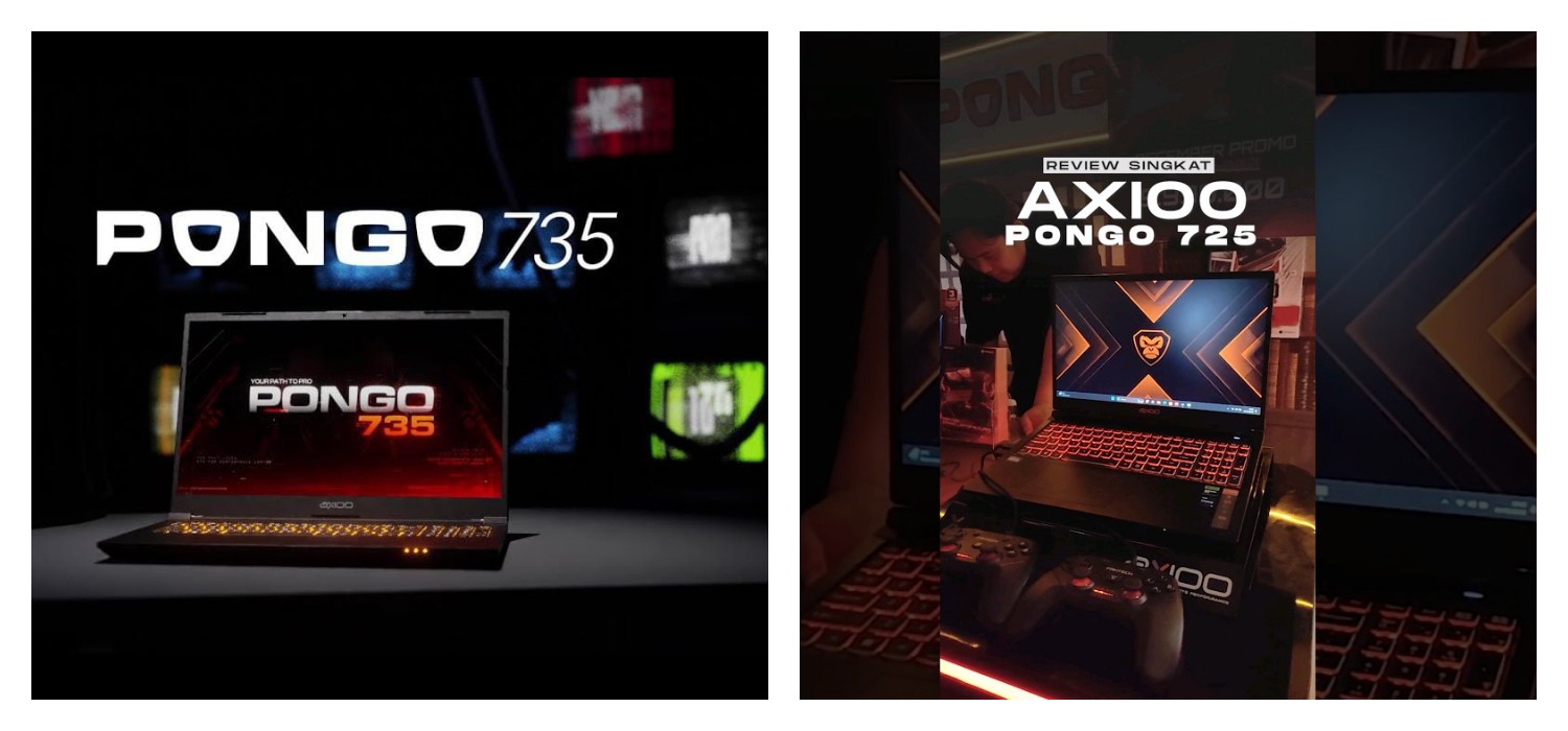 Axioo Pongo 735, Laptop Gaming Tangguh dengan Performa Mengagumkan