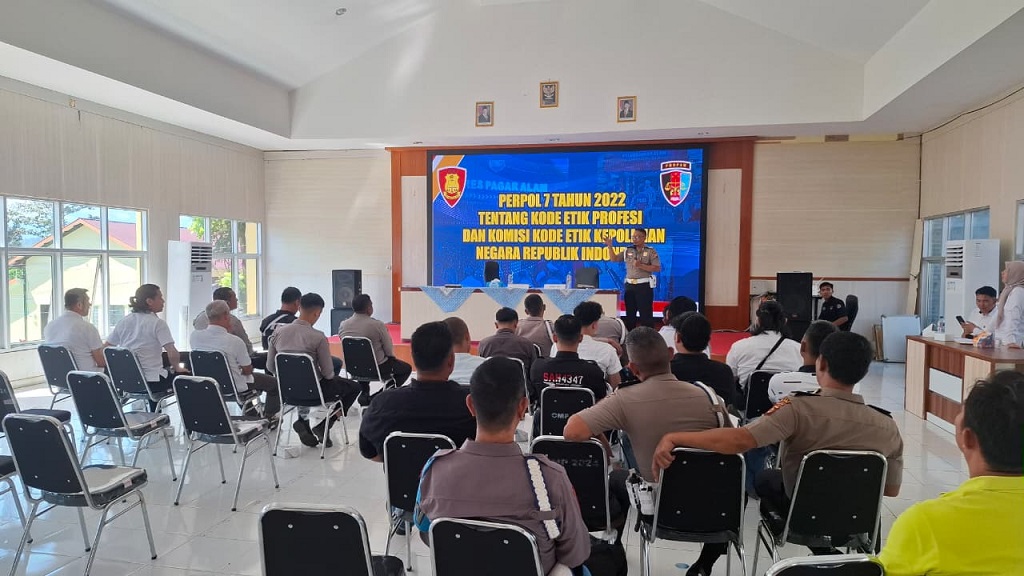 Propam Polres Pagar Alam Perkuat Pemahaman Kode Etik Personel Penegak Hukum