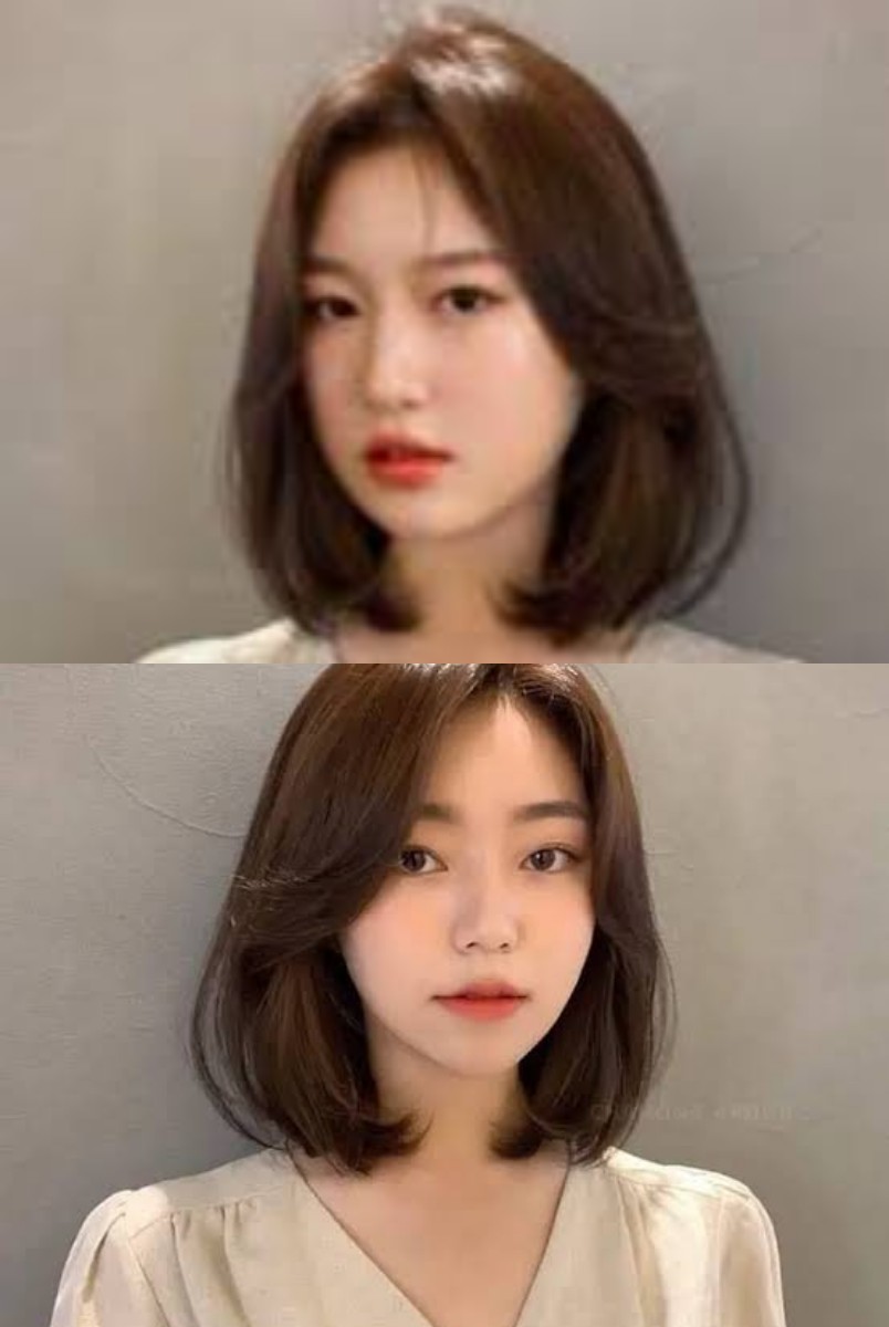 Blunt Cut Gaya Lurus Tanpa Layer yang Tampak Rapi dan Elegan