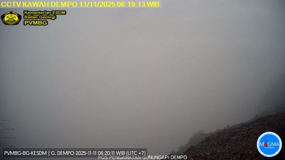 Waspada! Gunung Dempo Terpantau Aktivitas Vulkanik, Masyarakat Diminta Jauhi Kawah