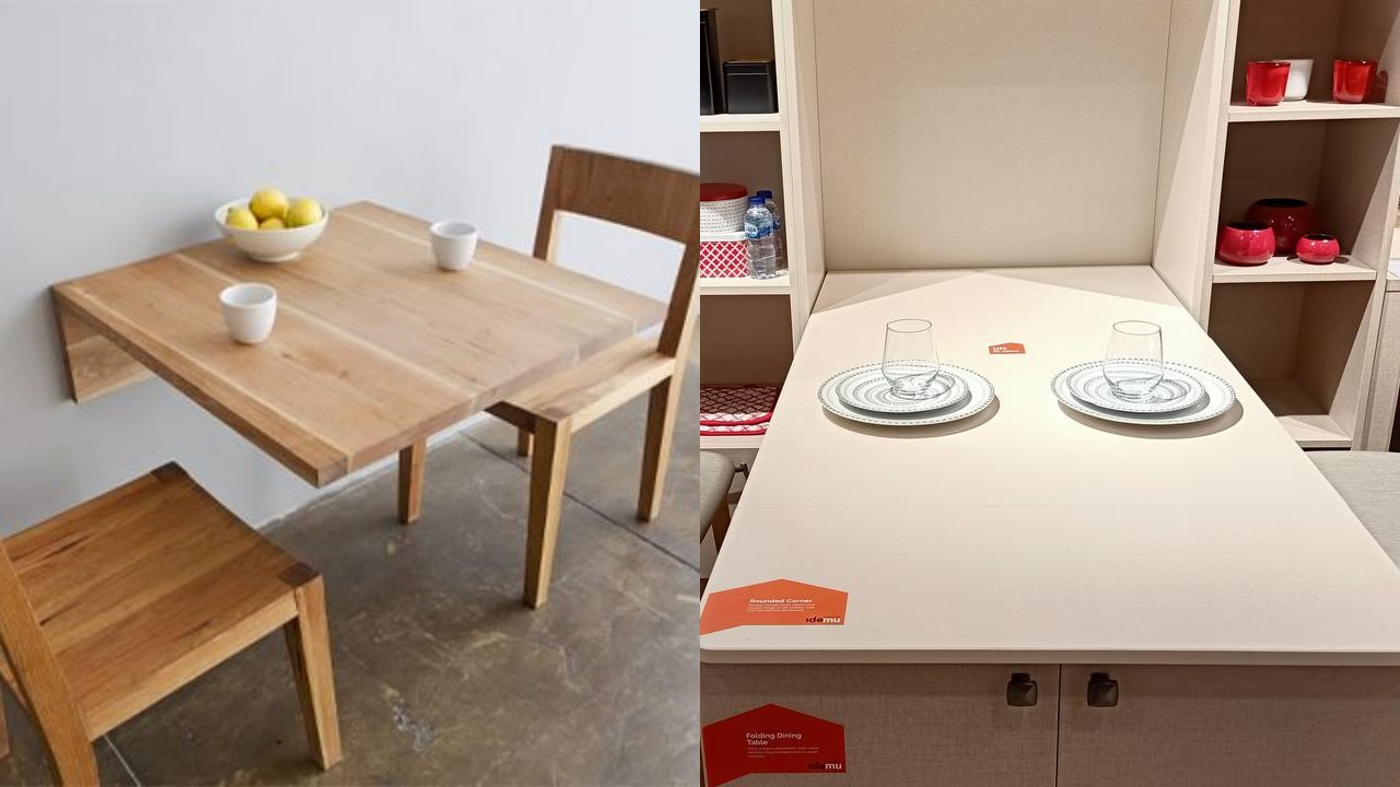 Meja Makan Lipat Hemat Ruang, Solusi Cerdas untuk Hunian Sempit!