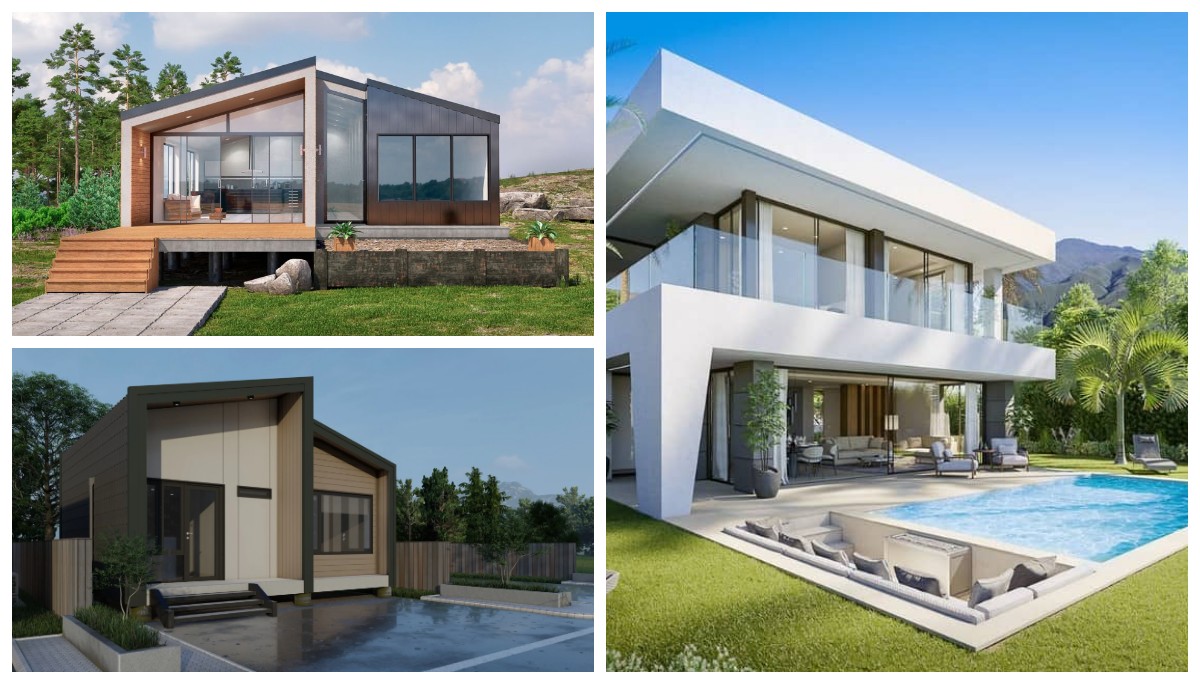 Desain Rumah Villa Minimalis Modern dengan Konstruksi RapidFrame: Cepat, Kokoh, dan Elegan