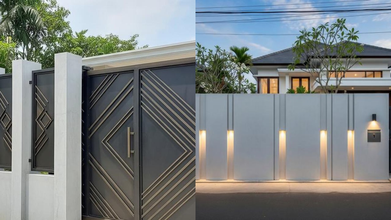 Inspirasi Model Pagar Beton Minimalis dengan Desain Tinggi yang Aman dan Estetik!