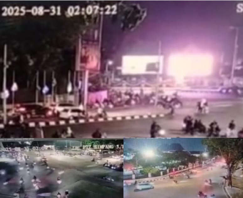 Palembang Mulai Mencekam, Kantor DPRD Sumsel Sasaran Anarkis Massa