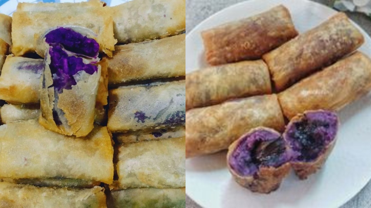 Cobain Yuk Resep Lumpia Isi Ubi Ungu Cokelat, Renyah dengan Rasa Manisnya Yang Pas!