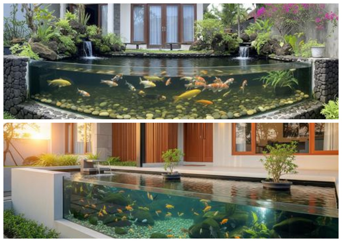 Tren Kolam Ikan Kaca 2026: 8 Model Minimalis yang Fungsional Sekaligus Mempercantik Eksterior