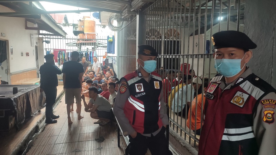 Polres, TNI dan BNN Pastikan Sel Steril dari Narkoba di Lapas Pagar Alam
