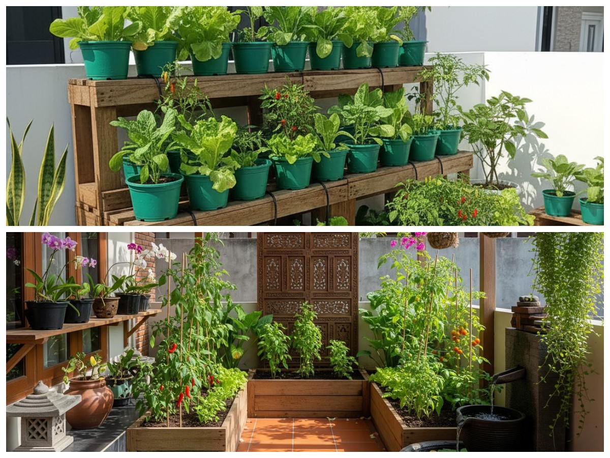 Teras Rumah Lebih Fungsional: 7 Ide Kebun Sayur Hemat Lahan dan Air