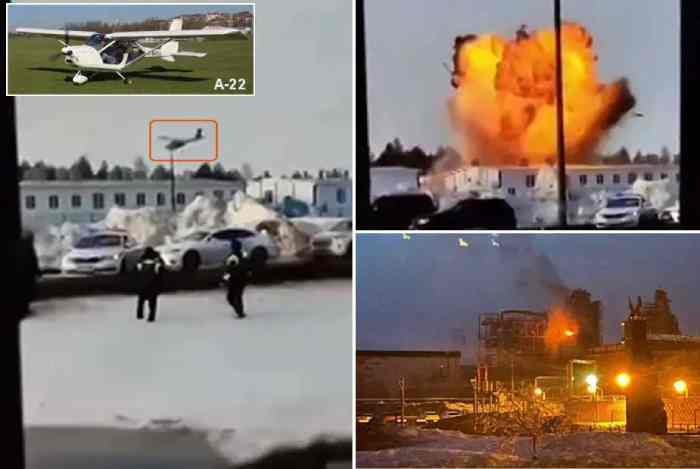 Pabrik Drone Kamikaze Shahed-136 di Alabuga Diserang Pesawat Tanpa Awak, Kerusakannya Seperti Ini