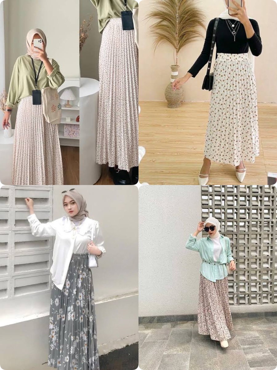 Inspirasi OOTD Lebaran Nyaman Dipakai Seharian. Cocok Untuk Lebaran Idul Fitri