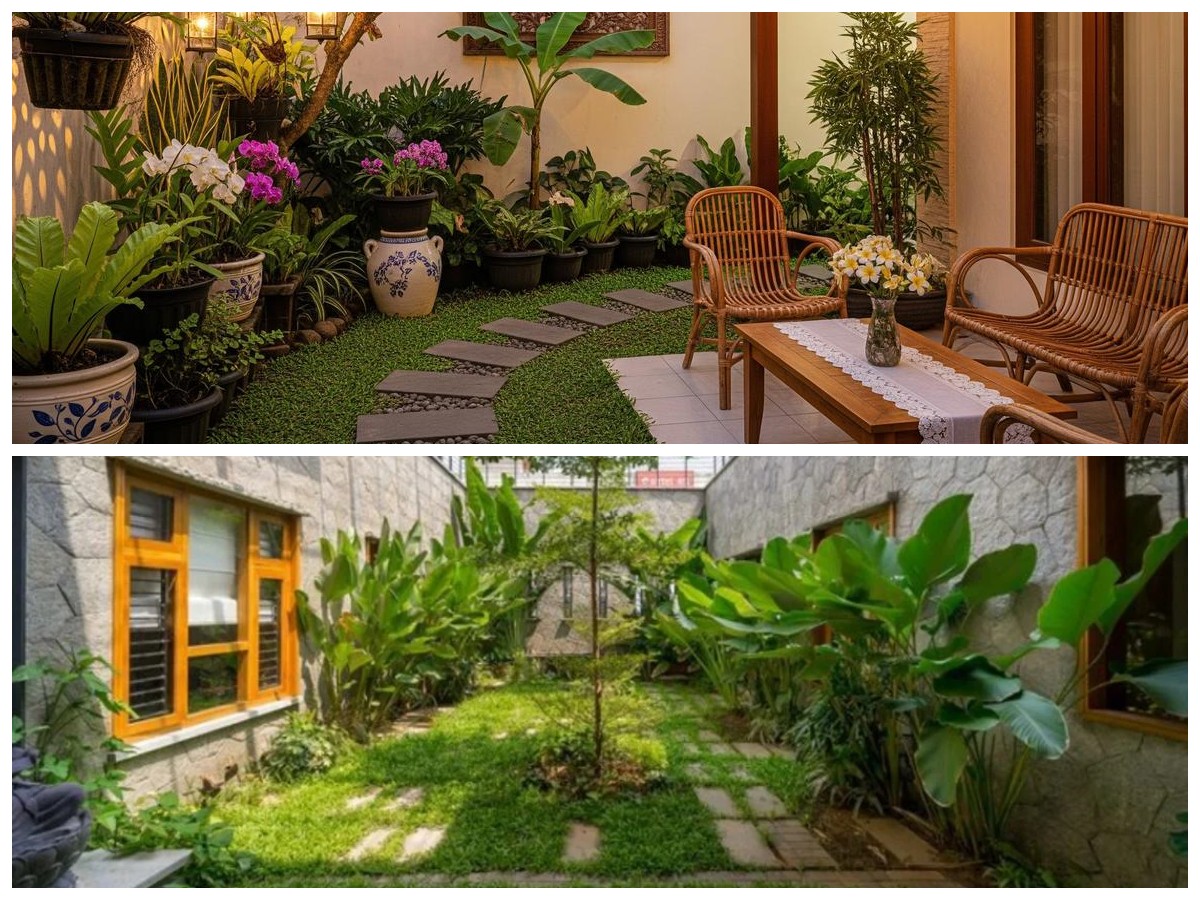 7 Desain Halaman Belakang Rumah Simpel tapi Asri untuk Hunian Nyaman