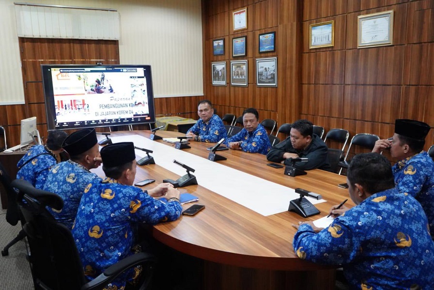 Asisten II Setdako Pagar Alam Ikuti Vidcon Monev Koperasi Merah Putih Sumsel