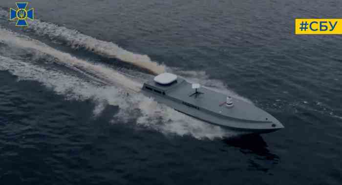 Ukraina Pamer Sea Baby, Drone Laut Kamikaze Dengan Hulu Ledak 1 Ton Sanggup Berlayar 1.000 Km