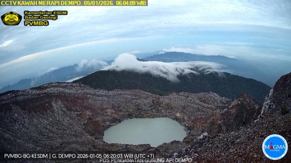 Gunung Dempo Waspada: Aktivitas Vulkanik Level II, Masyarakat Diminta Jaga Jarak Kawah