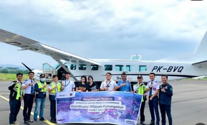 Memudahkan Warga Merantau Untuk Pulang Kampung, Bandara Atung Bungsu Buka Penerbangan Langsung