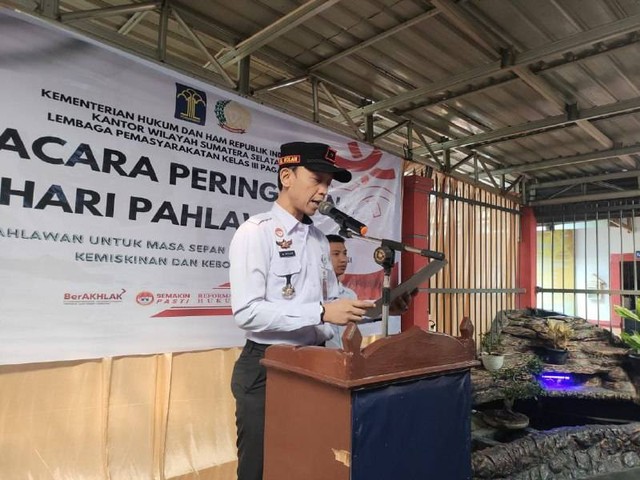 Peringati Hari Pahlawan Ke-78, Ini Pesan Kalapas Pagaralam