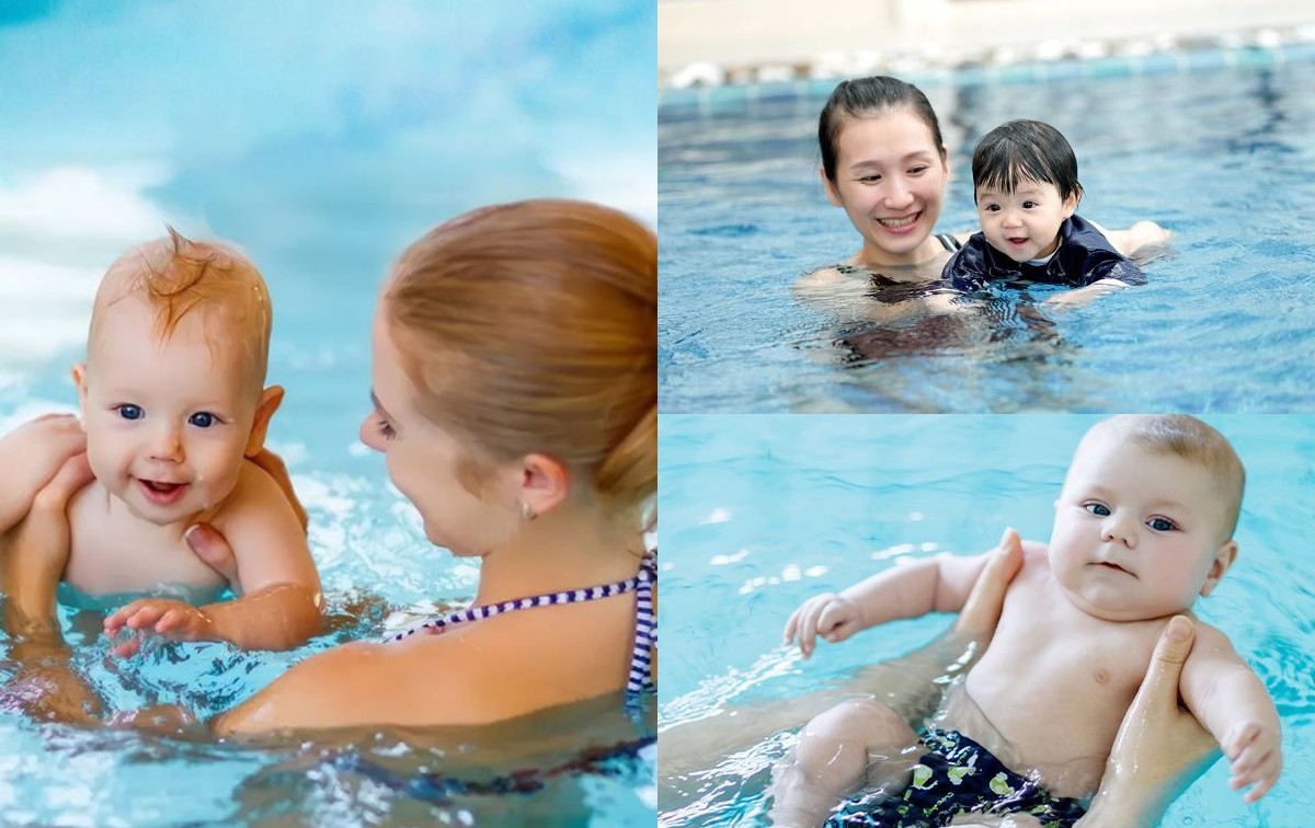 Ada beragam manfaat yang Bisa didapat Dari Mengajari Bayi Berenang, Termasuk Kesehatan Tubuh!