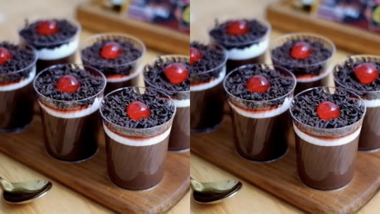 Lezatnya Puding Black Forest, Dessert Elegan dengan Rasa Klasik