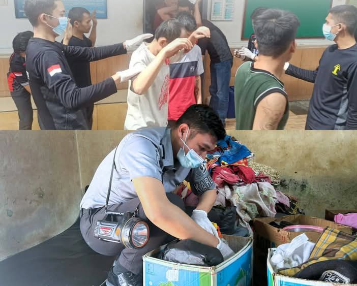 Lagi Lagi Hunian WBP Digeledah Petugas, Kalapas : Jaga Stabilitas Keamanan 