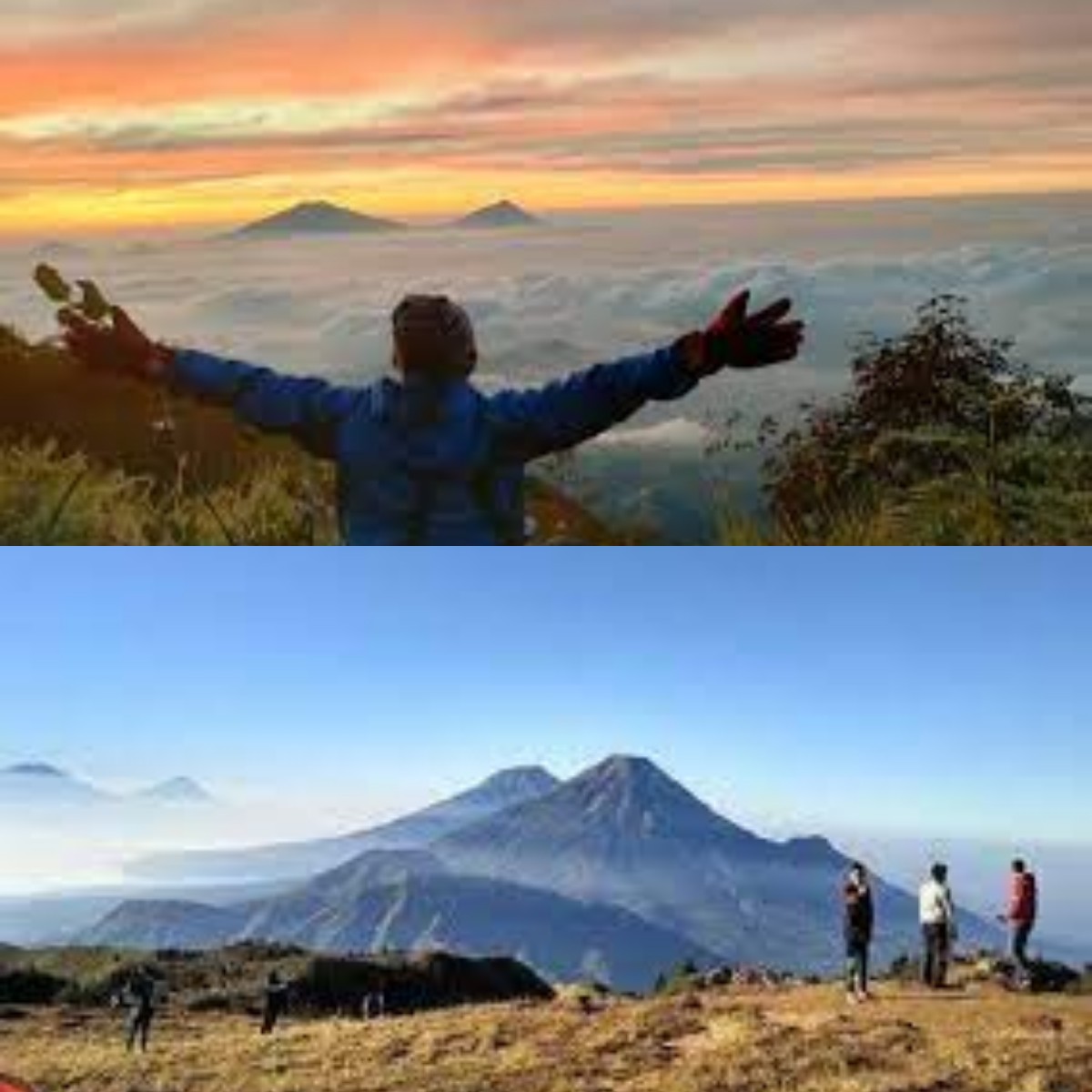 Yuk Intip Keindahan Puncak Gunung Sumbing, Kapan Lagi Mendaki Gunung Bisa Pakai Ojek?