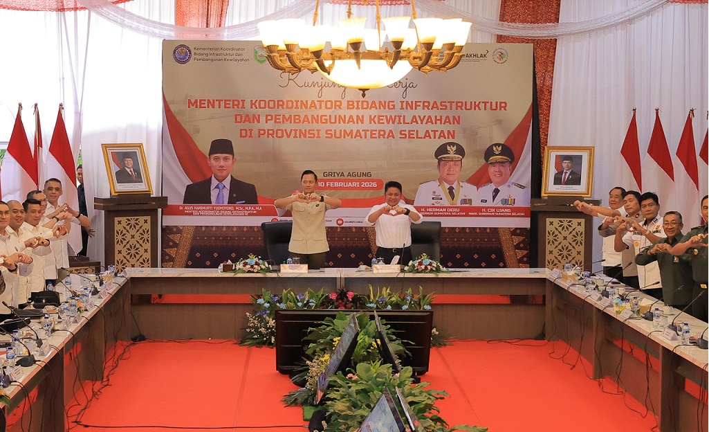 Gubernur Sumsel Dorong Revitalisasi Rusun 26 Ilir dalam Rakor dengan Menko AHY