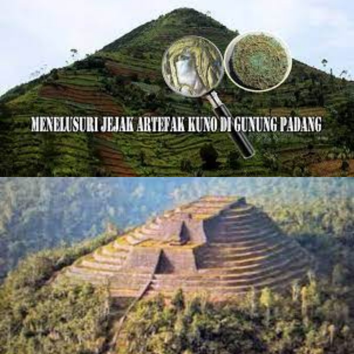 Berikut Penemuan Prasasti Kuno yang Ditemukan di Gunung Padang 