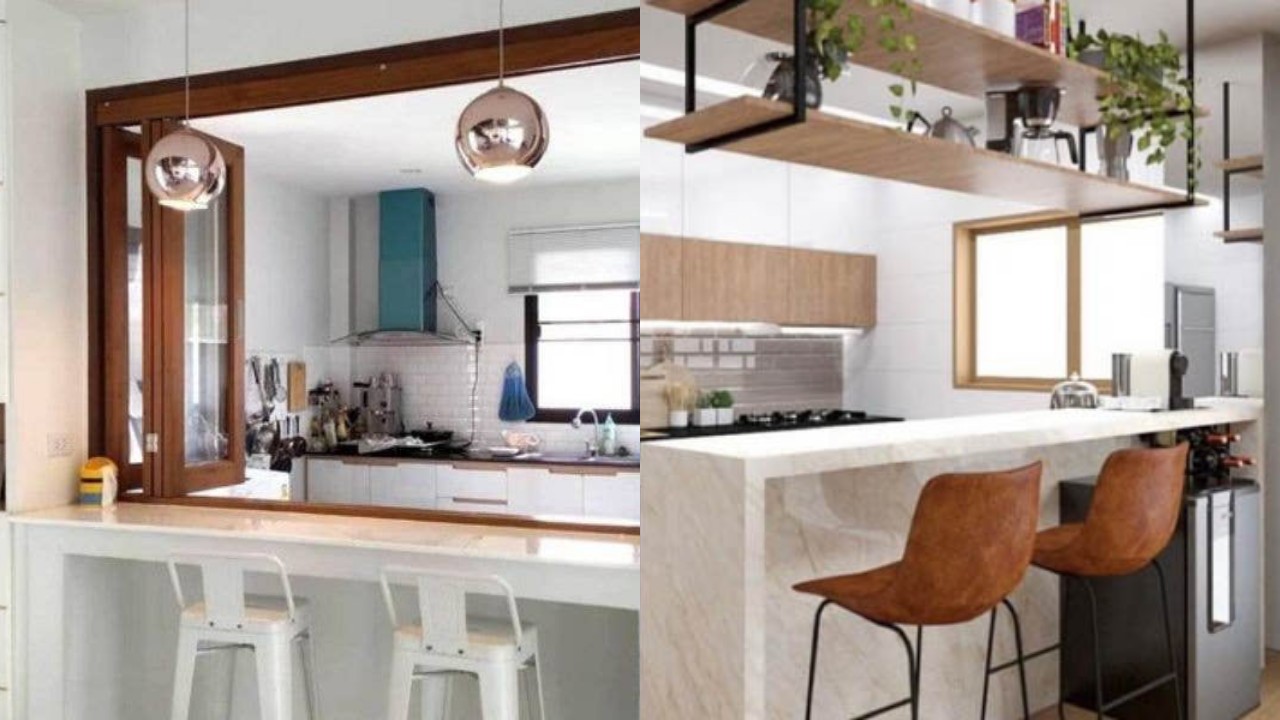 Meja Bar Dapur Minimalis untuk Rumah KPR, Simpel tapi Fungsional!