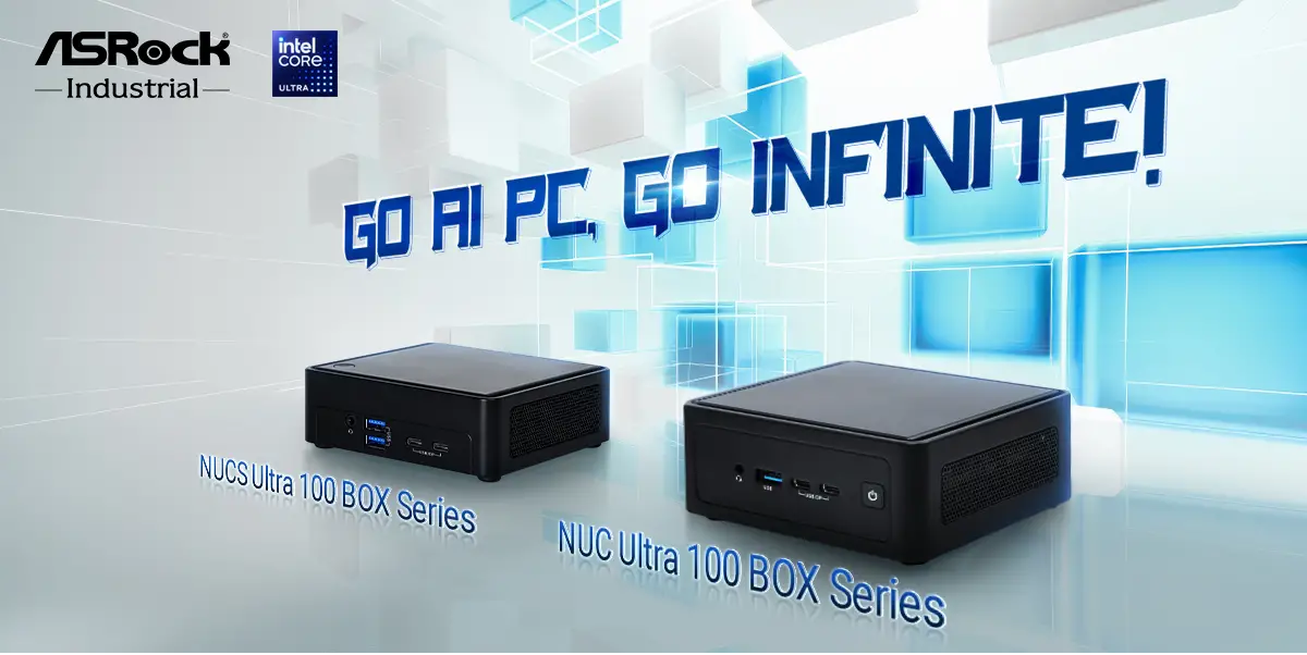 ASRock Merilis Seri Terbaru NUC, NUC Ultra 100 BOX dan NUCS Ultra 100 BOX