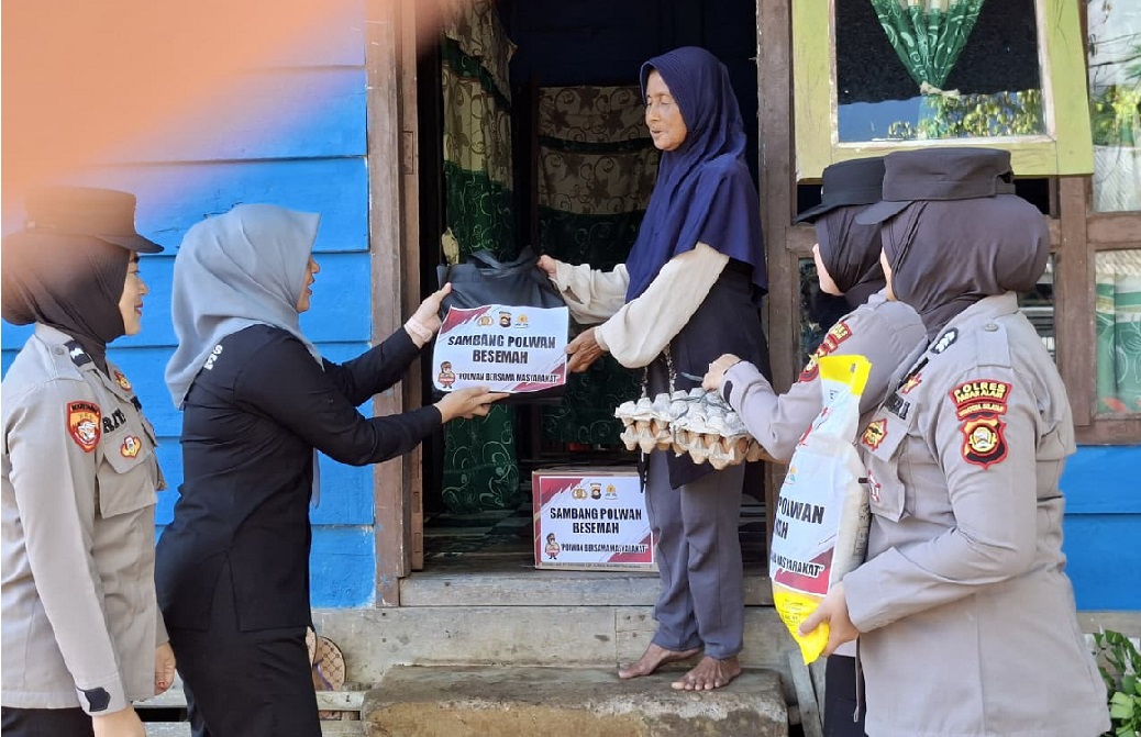 Baksos Polwan Besemah Peduli, Polres Pagar Alam Hadir Ditengah Masyarakat