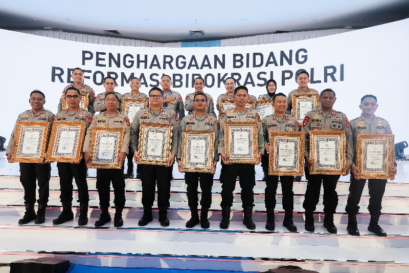 Polres Pagar Alam Terima Penghargaan Kapolri, Atas Kinerja dan Inovasi Reformasi Birokrasi Polri