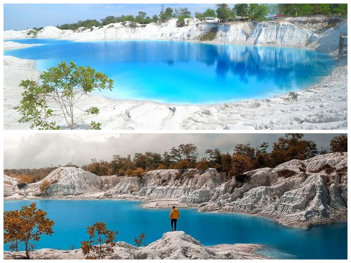 Danau Kaolin Belitung: Keindahan Alam yang Tercipta dari Sisa Tambang Putih