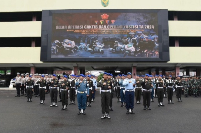 Cegah Pelanggaran Prajurit TNI, Kodam II/Sriwijaya Gelar Operasi Gaktib dan Yustisi