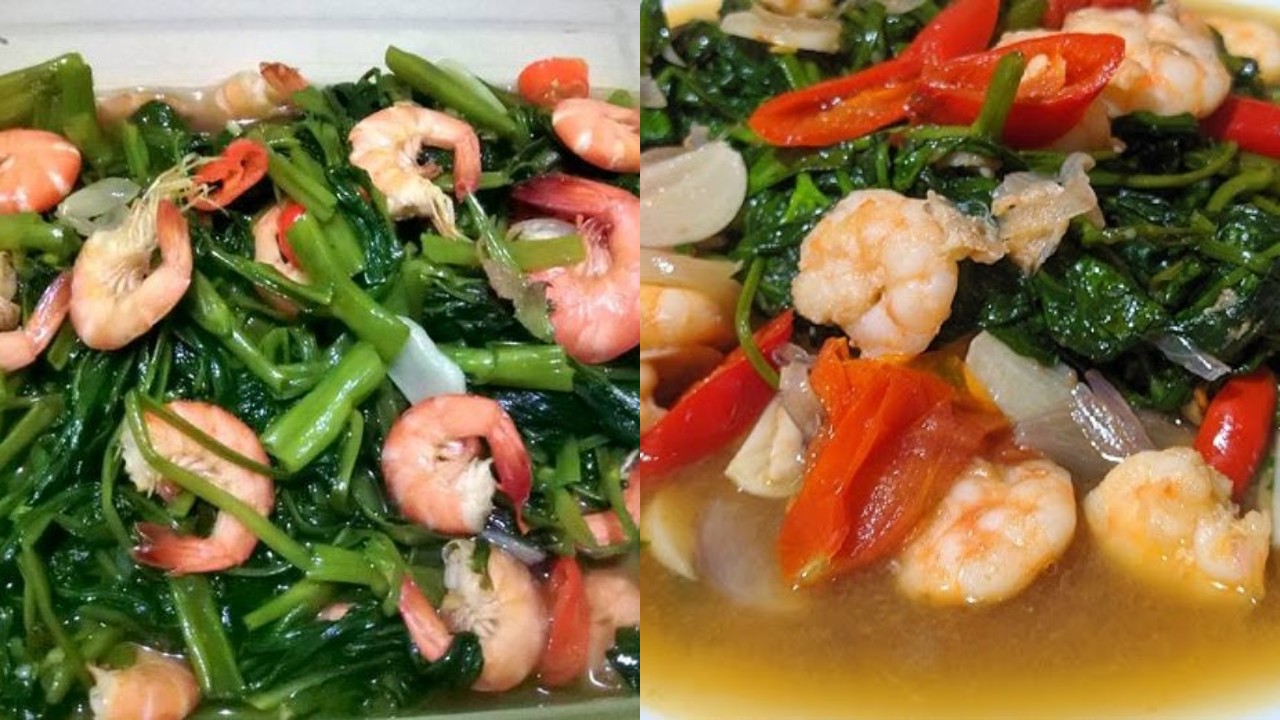 Resep Cah Kangkung Udang Saus Tiram, Rasanya Yang Bikin Ketagihan!