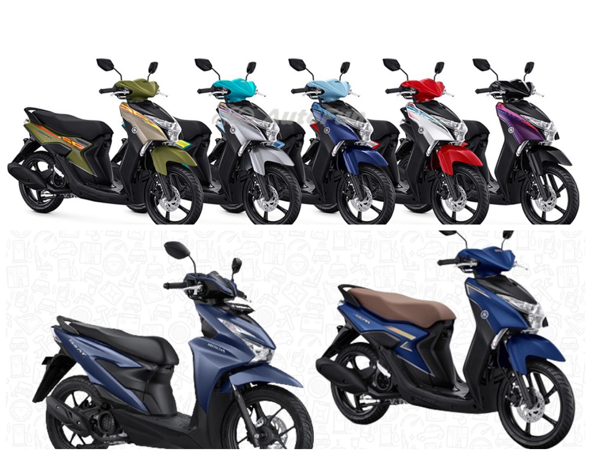 Perbandingan Honda BeAT 2025 vs Yamaha Gear 125: Siapa yang Lebih Unggul dalam Desain, Performa, dan Efisiensi
