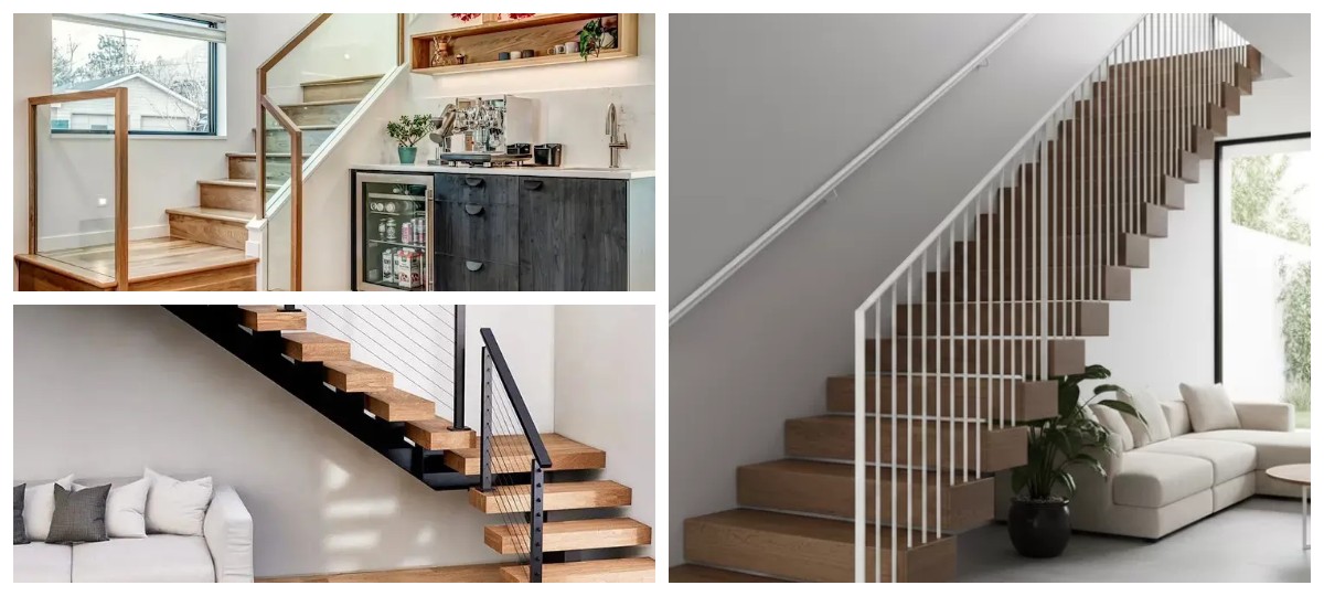 7 Inspirasi Tangga Kayu dan Railing Besi, Bikin Interior Rumah Makin Modern!