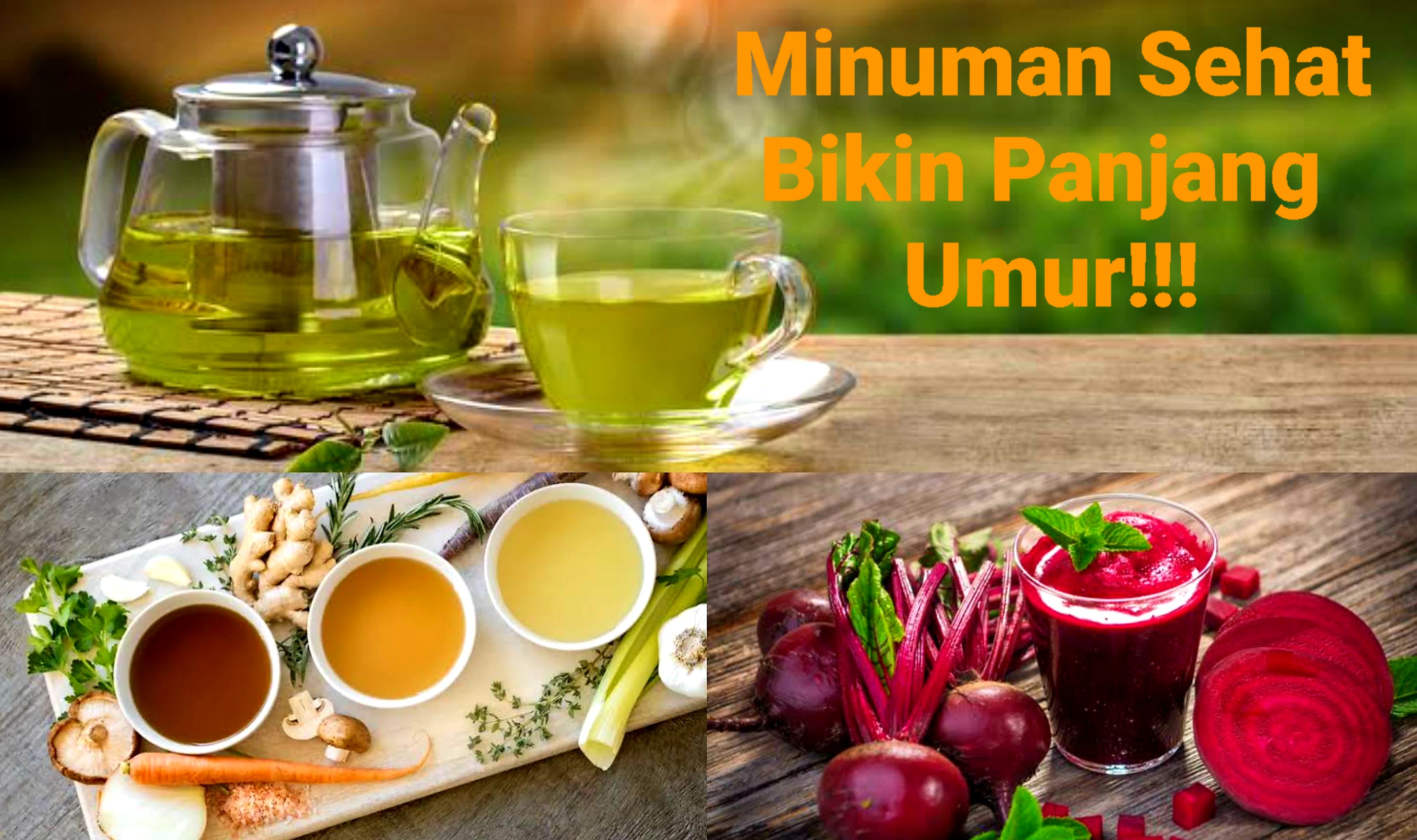 Minum 5 Jenis Minuman Ini Jika Kamu Ingin Panjang Umur