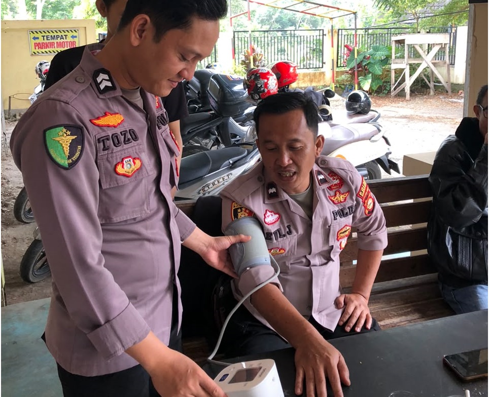Polres Pagar Alam Pastikan Kesehatan Personel dan Tahanan Tetap Prima