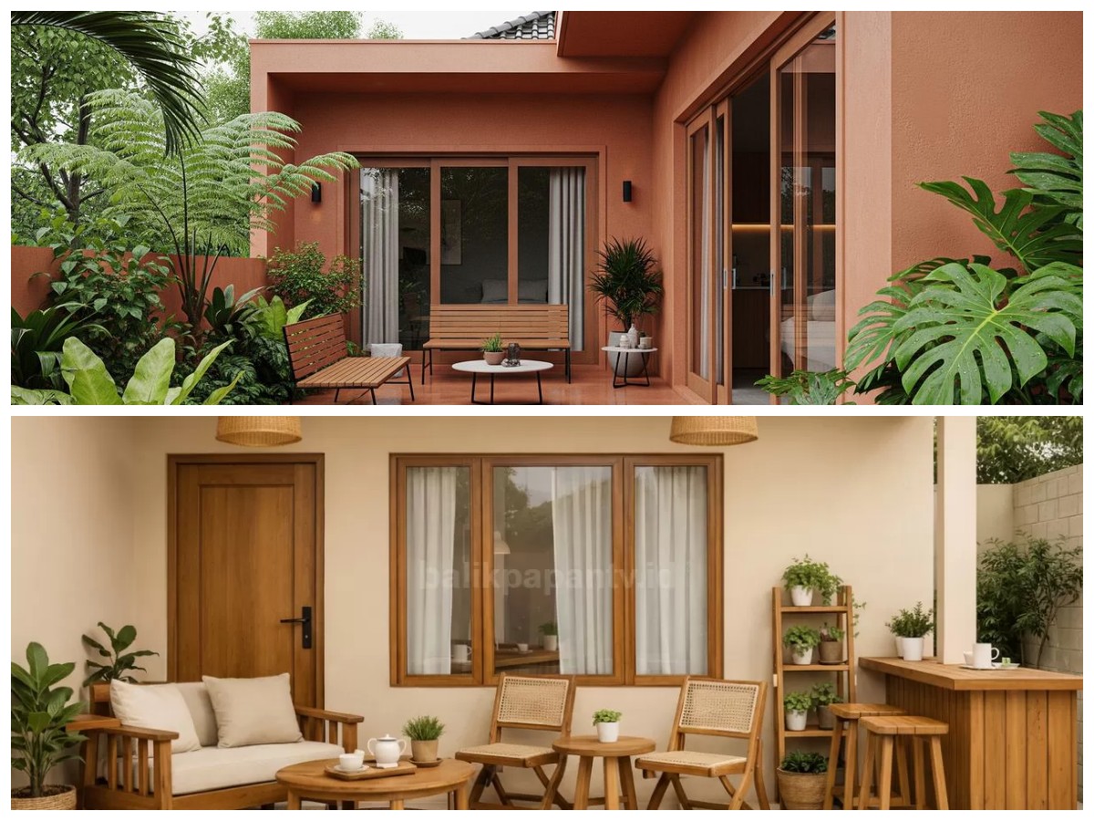 7 Pilihan Warna Cat Teras Rumah yang Tahan Pudar Meski Terik Matahari